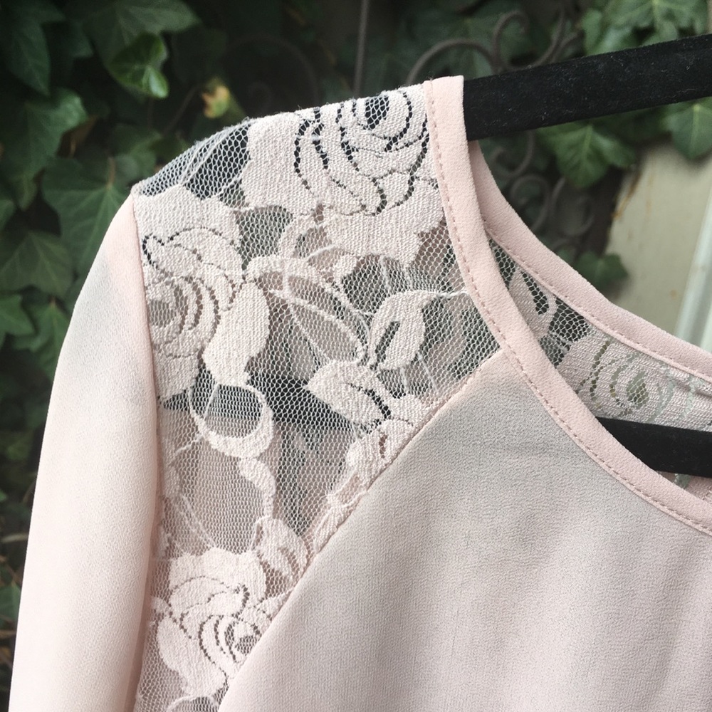 Pink blouse